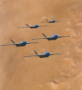 UAVs in formation