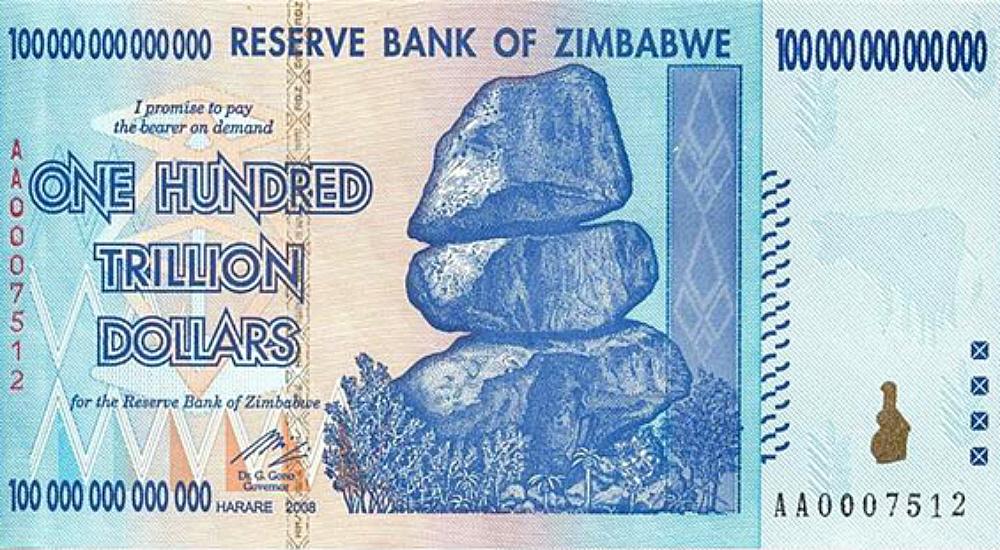 Zimbabwe-100trilliondollars